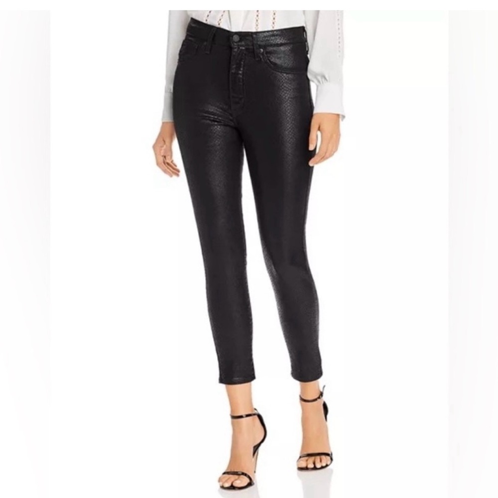 Levi's Snake Print Jeans Mile High Super Skinny Womens Size 27 Black Serpent $98